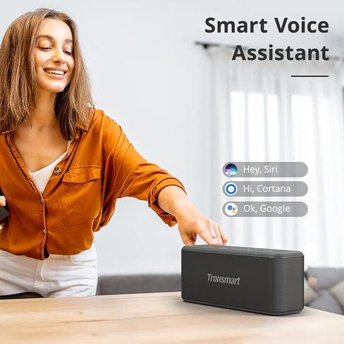 Tronsmart Mega Pro 60W Bluetooth Speaker, Intuitive Touch Panel, 3 EQ Effects, SoundPulse Tech, Wireless Stereo Pairing, NFC Connection, Built-in Powerbank, Voice Assistant, Wireless Speaker for Home in Kuwait