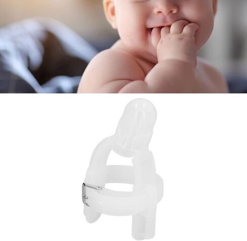 Stop Suck Wristband Silicone Baby Finger Guard (Transparent) in Saudi Arabia