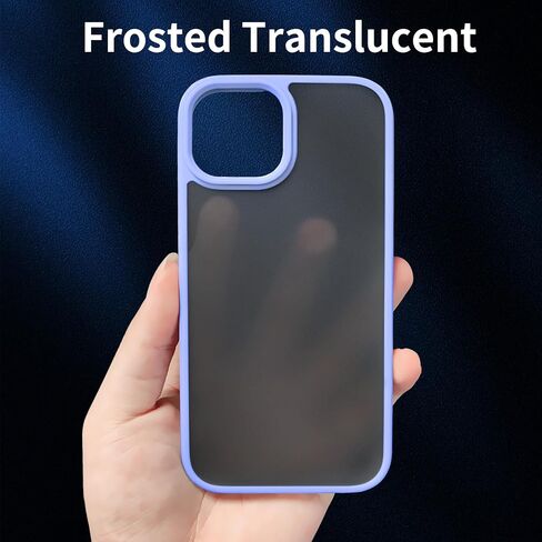 JJGoo متوافق مع حافظة iPhone 15 Plus، حافظة هاتف شفافة مقاومة للصدمات، غطاء واقٍ خلفي صلب مضاد للخدش من البولي كربونات، شفاف in Kuwait