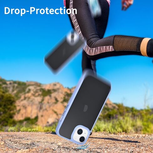 JJGoo متوافق مع حافظة iPhone 15 Plus، حافظة هاتف شفافة مقاومة للصدمات، غطاء واقٍ خلفي صلب مضاد للخدش من البولي كربونات، شفاف in Kuwait