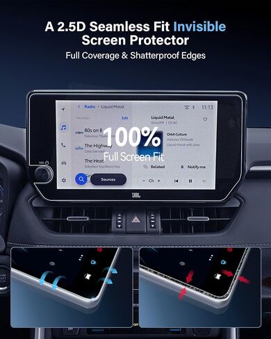 10.5" Car Screen Protector 【Anti-glare】 for 2023 2024 Toyota Rav4 AR Film Compatible with 2023 2024 RAV 4 - HD Clear/Anti-fingerprint/ 2 Pack in Saudi Arabia