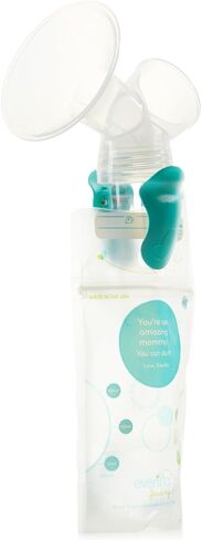 Evenflo Feeding Advanced Breast Milk Storage Bag Adapters for Breast Pumps (Pack of 2) in Saudi Arabia