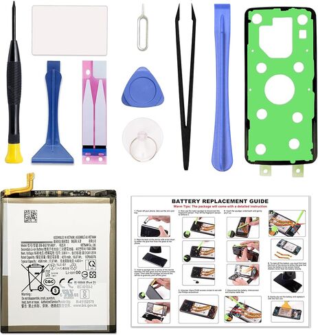 For Galaxy A52 / A52s Battery, EB-BG781ABY Replacement Battery Compatible with Samsung Galaxy A52 / A52s Battery (New Upgraded) with Installation Instruction & Repair Toolkit SM-A525M/DS, SM-A528B/DS in Kuwait