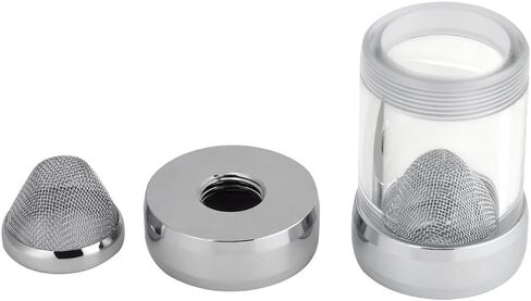 Cuifati G1/4'' Inner Thread Water Cooling Filter Fine Screen Funnel Shaped Cooling System Filter for Computer,1.97 in in Saudi Arabia
