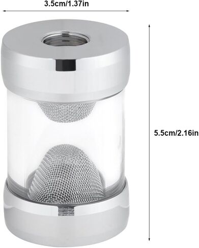 Cuifati G1/4'' Inner Thread Water Cooling Filter Fine Screen Funnel Shaped Cooling System Filter for Computer,1.97 in in Saudi Arabia