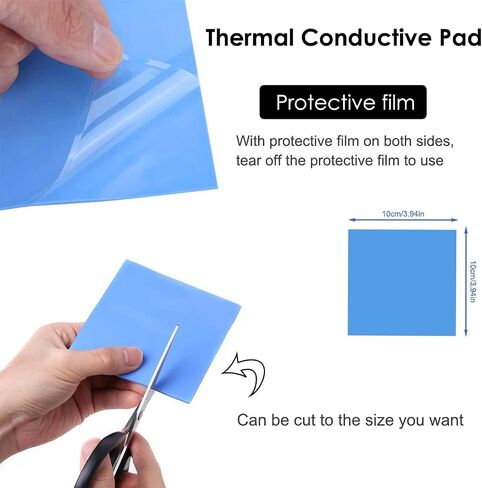 21Pcs Heatsink Kit Aluminum + Copper Cooler Cooling Set Protect The Motherboard, for Raspberry Pi 4, Raspberry Pi 3 B+ with Thermal Conductive Adhesive Tape in Saudi Arabia