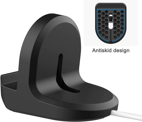 حامل لساعة Google Pixel، قاعدة شحن للساعة الذكية مقاس 41 مم مع فتحة سيليكون غير قابلة للانزلاق وإدارة الكابلات، حامل شحن ثابت وحماية (الكابل غير متضمن) in Kuwait