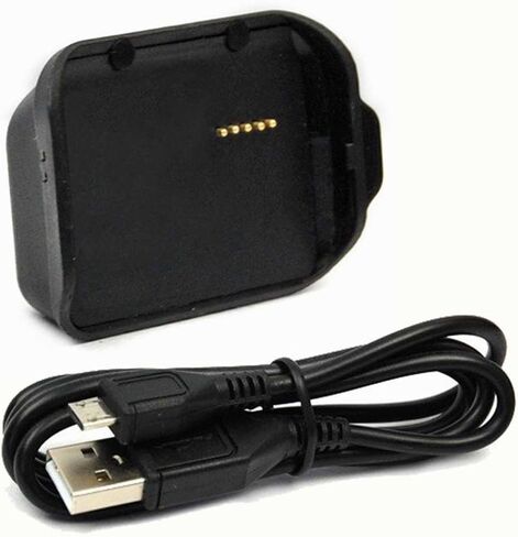 شاحن متوافق مع Gear 2 Neo R381، سلك كابل قاعدة شحن بديل لساعة Samsung Gear 2 Neo R381 الذكية in Kuwait