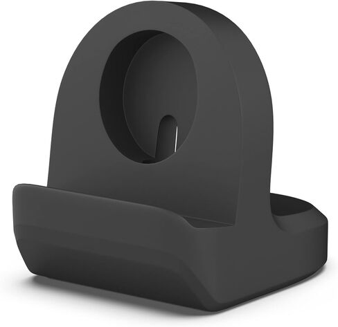 TUCANA Charger Stand Compatible with Google Pixel Watch, Durable Silicone with Non-Slip Stable Base (Black) in Saudi Arabia