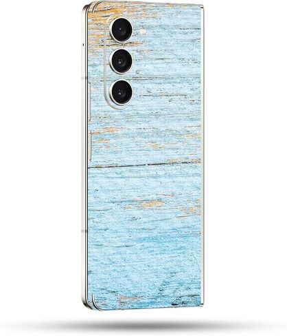 MightySkins Skin Compatible With Samsung Galaxy Z Fold 5 Full Wrap - Dark Hibiscus | Protective, Durable, and Unique Vinyl Decal wrap cover | Easy To Apply, Remove, and Change Styles | Made in the USA in Saudi Arabia