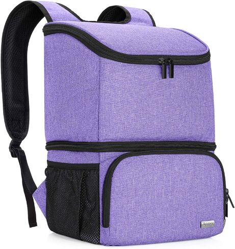 Teamoy Breast Pump Backpack with Cooler Compartment for Breast Pump, Cooler Bag, Breast Milk Bottles and More, Double Layer Pumping Bag for Working Moms, Black(Bag Only) in Saudi Arabia