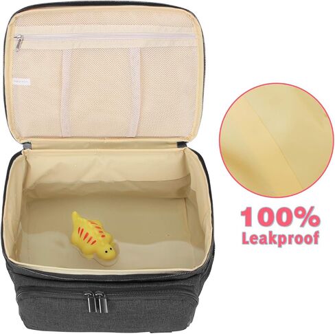 Teamoy Breast Pump Backpack with Cooler Compartment for Breast Pump, Cooler Bag, Breast Milk Bottles and More, Double Layer Pumping Bag for Working Moms, Black(Bag Only) in Saudi Arabia