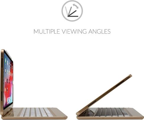 حافظة Snugg iPad 10.2 مع لوحة مفاتيح/ حافظة iPad Air الجيل الثالث مع لوحة مفاتيح/ حافظة لوحة مفاتيح iPad Pro 10.5 - حافظة لوحة مفاتيح iPad 10.2 بإضاءة خلفية - حافظة iPad 10.2 بوصة قابلة للدوران 360 درجة مع لوحة مفاتيح in Kuwait