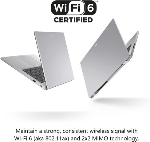 acer Slim Everyday Laptop Computer - with Microsoft Office Lifetime License, 15.6" Full HD IPS Display, AMD Ryzen 3 7320U Quad-Core CPU, 8GB LPDDR5 RAM, 512GB SSD, Webcam, Wi-Fi 6, Win 11 Home S Mode in Saudi Arabia