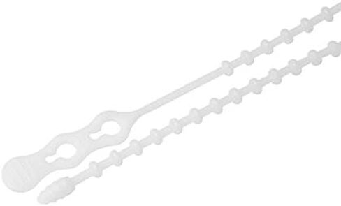 South Main Hardware 888079 18-in Double Loop Beaded, 10-Pack 120-lb, Black, Speciality Cable Tie, 10 Count in Kuwait