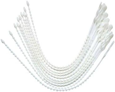South Main Hardware 888079 18-in Double Loop Beaded, 10-Pack 120-lb, Black, Speciality Cable Tie, 10 Count in Kuwait