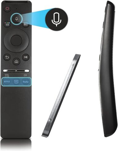 جهاز التحكم عن بعد الصوتي البديل لجهاز التحكم عن بعد من Samsung-TV، متوافق مع جميع أجهزة تلفزيون Samsung مع وظيفة الصوت الذكية - LED QLED UHD SUHD HDR LCD إطار منحني بالطاقة الشمسية HDTV 4K 8K 3D تلفزيونات ذكية ثلاثية الأبعاد in Kuwait