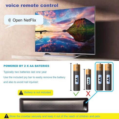 جهاز التحكم عن بعد الصوتي البديل لجهاز التحكم عن بعد من Samsung-TV، متوافق مع جميع أجهزة تلفزيون Samsung مع وظيفة الصوت الذكية - LED QLED UHD SUHD HDR LCD إطار منحني بالطاقة الشمسية HDTV 4K 8K 3D تلفزيونات ذكية ثلاثية الأبعاد in Kuwait