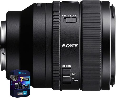 عدسة سوني SEL50F14GM FE مقاس 50 مم f/1.4 GM كاملة الإطار G Master Lens حزمة Sony E مع حزمة حماية محسنة CPS لمدة 7 سنوات in Saudi Arabia