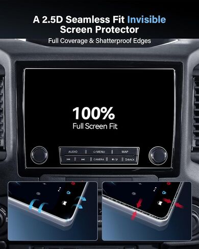 for 2024 2023 2022 Nissan Frontier 9" Screen Protector [Anti-glare] Compatible with 2022 2023 2024 Nissan Frontier D41 (Pro-X, Pro-4X) Accessories- HD Clear/Anti-fingerprint/ 2 Pack in Saudi Arabia