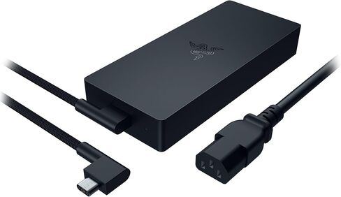 محول طاقة شاحن الكمبيوتر المحمول Razer 280W الرسمي OEM GaN: لأجهزة الكمبيوتر المحمولة Razer Blade 16 (RTX 4060، RTX 4070)، Blade 17 (RTX 3080 Ti)، وBlade 18 (RTX 4060، RTX 4070) - تصميم مضغوط - كابل مضفر in Saudi Arabia