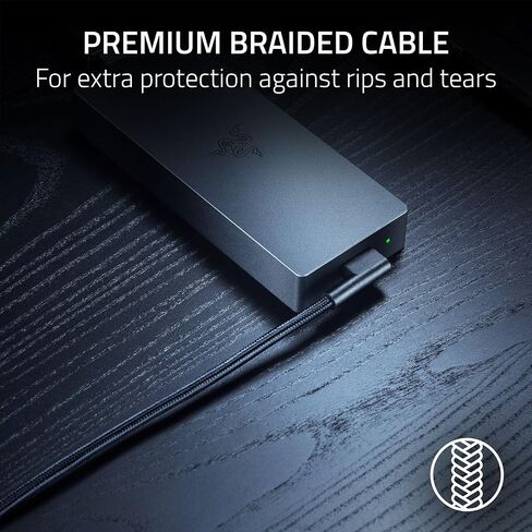 محول طاقة شاحن الكمبيوتر المحمول Razer 280W الرسمي OEM GaN: لأجهزة الكمبيوتر المحمولة Razer Blade 16 (RTX 4060، RTX 4070)، Blade 17 (RTX 3080 Ti)، وBlade 18 (RTX 4060، RTX 4070) - تصميم مضغوط - كابل مضفر in Saudi Arabia