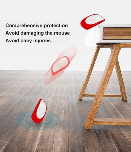 غطاء سيليكون للفأرة السحرية 1/2 حافظة سيليكون واقية متوافقة مع غطاء Apple Magic Mouse فائق النحافة مضاد للانزلاق (وردي) in Kuwait