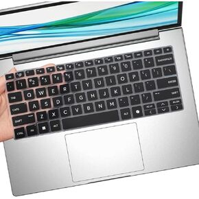 Keyboard Cover for HP EliteBook 14 Laptop, 2024 HP EliteBook 640 G11, HP EliteBook 1040 G11 Laptop US Layout Keyboard Skin-Clear