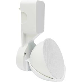 Echo Pop Wall Mount, Outlet Wall Mount Stand for Echo Pop, Holder Mount with Cord Management for Space-Saving, No Messy Cords or Screws, Perfect Speaker Accessories (Echo-POP-White)