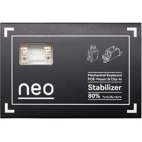 KPREPUBLIC Neo & QK PCB Stabilizer for Gaming Mechanical Keyboard gh60 for 1.2mm PCB 1.6mm PCB CSTC40 CSTC75 60 68 75 84 96 87 104 96 98 (QKS Black Only for 1.6mm PCB x1)