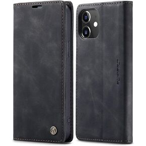 SINIANL Leather Case Compatible with iPhone 12 Case Wallet, Compatible with iPhone 12 Pro Wallet Case Book Folding Flip Case with Credit Card Holder Magnetic Closure for iPhone 12/12 Pro 6.1 inch