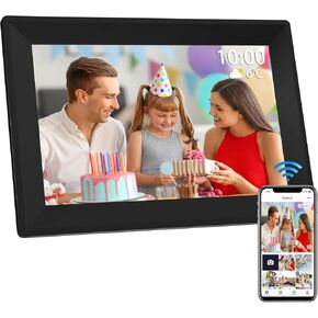 Uhale 10.1 Inch Digital Picture Frame, 1280x800 HD IPS Touch Screen WiFi Photo Frame Electronic, 16GB Memory, Auto-Rotate, Wall Mountable, Share Photos/Videos Instantly via Uhale App from Anywhere