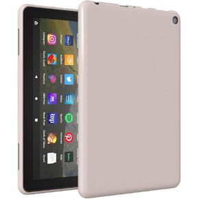 Case for 8" Fire HD 8 / Plus (12th Generation/10th Generation, 2022/2020 Release), Puxicu Slim Design Flexible Matte TPU Protective Cover, Clear/Translucent