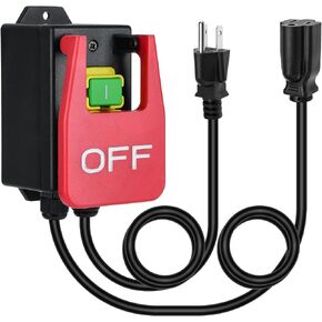 110V Single Phase On/Off Switch, Ortis Router Table Switch with Large Stop Sign Paddle Easy Contact for Quick Power Off for Table Saws and Other Electrical Equipment in Kuwait
