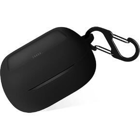 Geiomoo Silicone Case for JBL Live Beam 3, JBL Live Buds 3, JBL Live Flex 3, Protective Cover with Carabiner (Black)