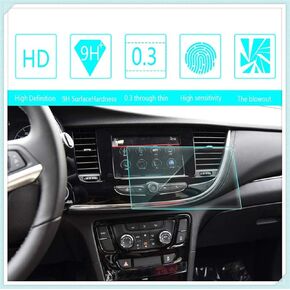 for Buick Encore 2016 2017 2018 7 Inch 152×91mm Navigation Screen Protector Touch Screen Display Film 9H Hardness Anti Glare Anti Scratch GPS Screen Protector Foils