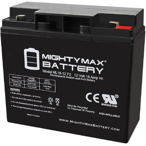 Mighty Max Battery 12v 18ah f2 sla replacement battery for power sonic ps-12180