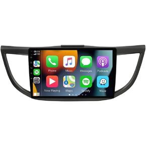 for Honda CRV Radio 2012 2013 2014 2015 2016 Built-in Apple Carplay Andriod Auto 10.1" Touch Screen Car Stereo Support GPS Navigation SWC DSP with Free Reverse Camera