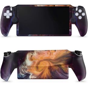 Carbon Fiber Gaming Skin Compatible with PS5 Portal Remote Player - African Queens - Premium 3M Vinyl Protective Wrap Decal Cover - Easy to Apply | Crafted in The USA by MightySkins