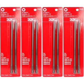 Senco EA0298#2 Square Bits - Duraspin Technology Integrated Auto-Feed Screw System (4-2 Packs)