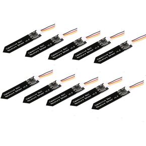 10PCS Capacitive Soil Moisture Sensor Module 3.3-5.5V Corrosion Resistant Soil Humidity Moisture Detection Garden Water DIY for Arduino
