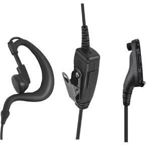 2-Way Radio Accessories Earpiece Ear Piece Headset Ptt Mic for Motorola APX 6000 6000r 6000li 60000xe 1000 400 4000 7000 8000 8000xe 900 9000 xpr 7550e 6550e 6550 7550 6350 7350e(G Shape)