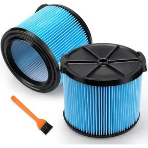VF3500 Replacment Filter for Ridgid Shop Wet Dry Vac, 3-Layer filter 3-4.5 Gallon Portable Vacuum Compatible with WD3050,WD4050,WD4070,WD4080,WD4522,4000RV,4500RV (2 PACK)