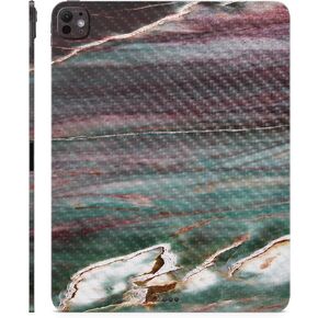 Carbon Fiber Skin Compatible with Apple iPad Pro 11 (M4) 2024 - Grunge Marble - Premium 3M Vinyl Protective Wrap Decal Cover - Easy to Apply | Crafted in The USA by MightySkins