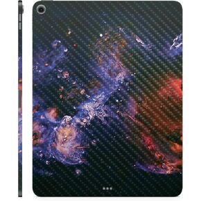 Carbon Fiber Tablet Skin Compatible with Apple iPad Air 11 (M2) 2024 - Andromeda - Premium 3M Vinyl Protective Wrap Decal Cover - Easy to Apply | Crafted in The USA by MightySkins