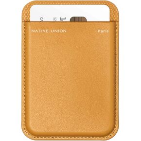 Native Union (Re Classic Wallet | Magnetic – MagSafe Compatible Card Holder for iPhone 15, 14, 13, 12 – Extra Secure & Ultra Slim – Safely Stores 3 Essential Cards – Plant-Based Materials (Black)