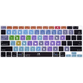 HRH Ultra Thin Final Cut Pro X Shortcut Hotkey Silicone Keyboard Cover Skin for MacBook Air 13 Inch 2020 with Touch ID (MODLE A2179 and A2337 M1 Chip,US Layout) Keyboard Accessories Protector