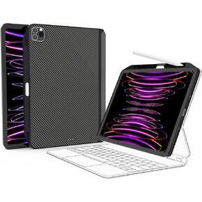 SwitchEasy CoverBuddy [Textured] iPad Pro 11" Case Compatible with Magic Keyboard & Smart Keyboard Folio (Keyboard Not Included) | for 11" iPad Pro 1st-4th Gen / 10.9" iPad Air 4th-5th - Carbon Black