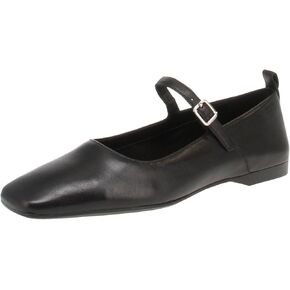Vagabond Shoemakers Delia Leather Mary Jane Flat Black EU 37 (US Women's 7) M
