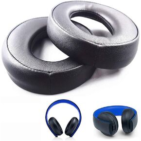 Replacement EarPads for Sony PS3 PS4 Gold Wireless Playstation 3 Playstation 4 CECHYA-0083 Stereo 7.1 Virtual Surround Headphones Ear Cushions Pillows Earpads